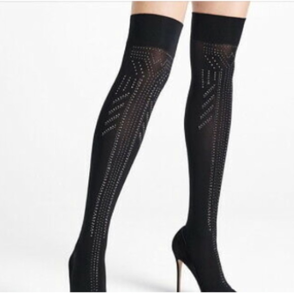 NWT WOLFORD TREASURE STAR OVERKNEES